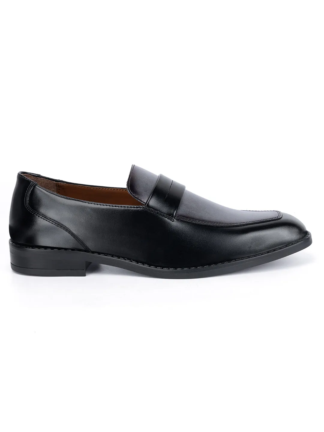 Black and Grey Handcrafted Dual Tone Moccasins Slipon