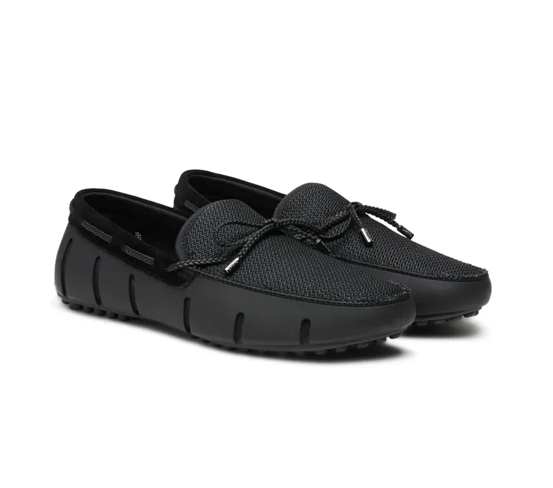Braided Lace Lux Loafer Drive Black - SWIMS