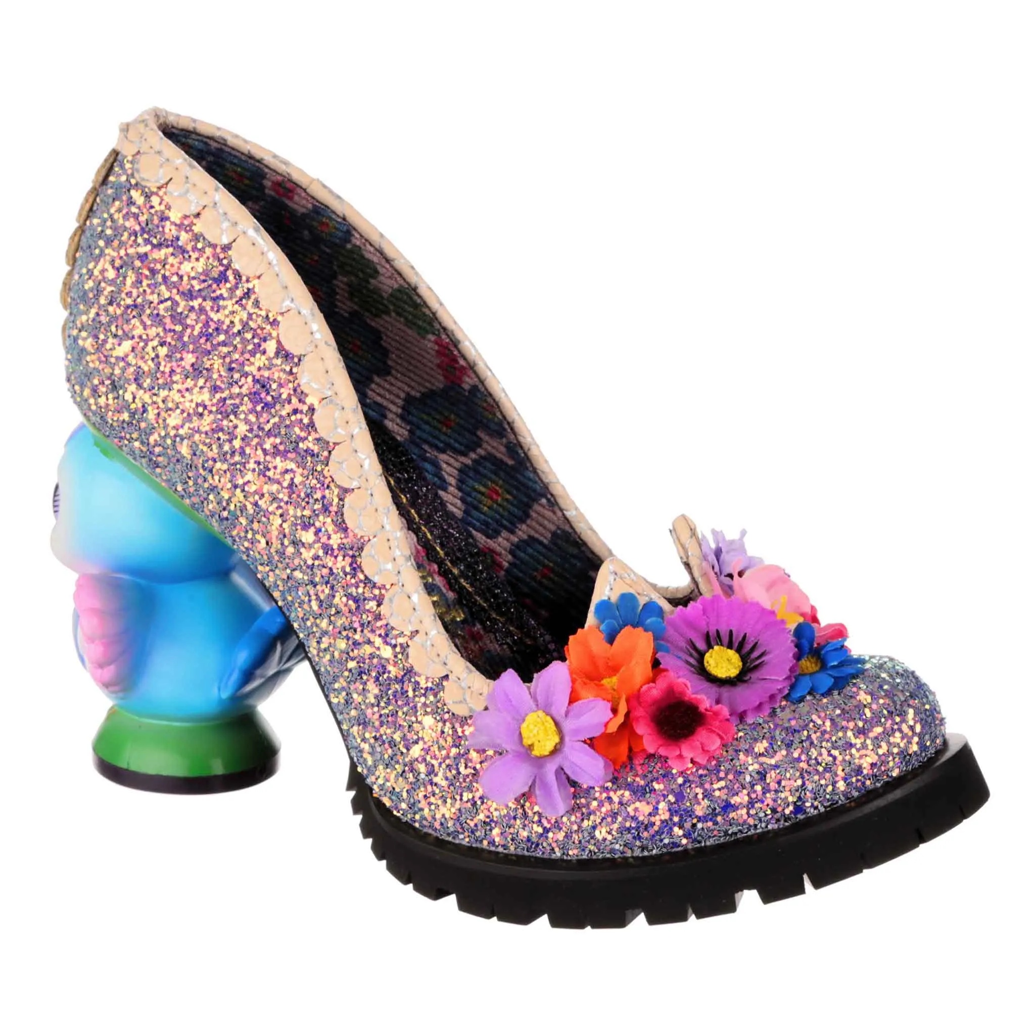 Irregular Choice Womens Flock Together High Heel - Purple