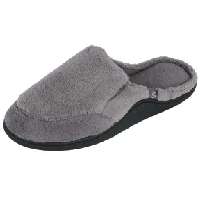 Isotoner Men's Microterry Open Back Clog Slippers