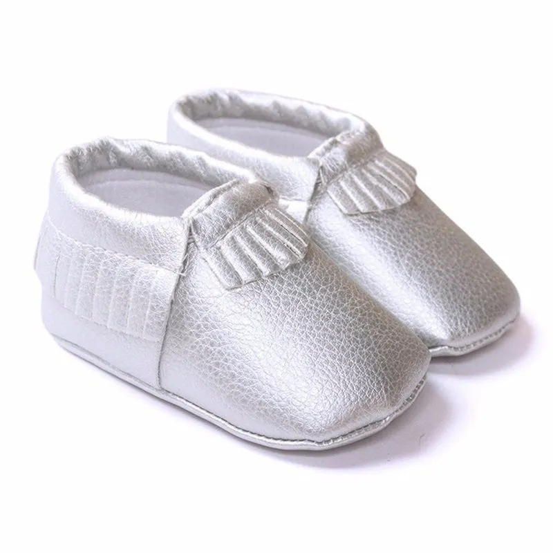 Newborn Baby First Walkers Moccasins Soft Soled Shoes