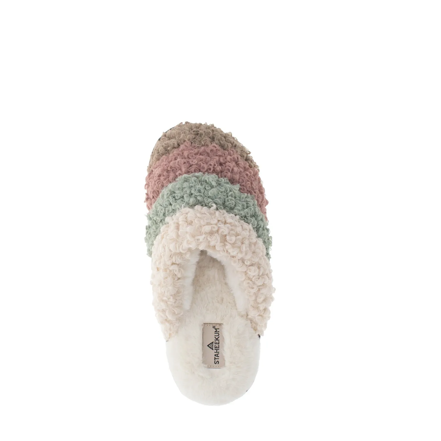 Women's Clemson Slipper - Natural Multi